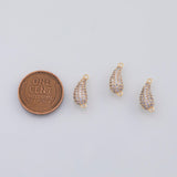 18K Gold PVD Freem connector charm - Tarnish Resistant