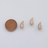 18K Gold PVD Freem connector charm - Tarnish Resistant