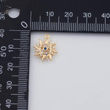 18K Gold PVD Evil eye charm - Tarnish Resistant