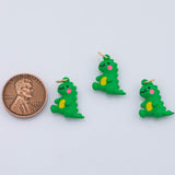 18K Gold PVD Dinosaur charm - Tarnish Resistant