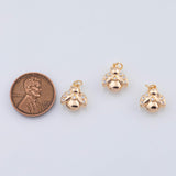 18K Gold PVD Bee charm - Tarnish Resistant