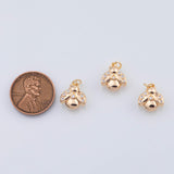 18K Gold PVD Bee charm - Tarnish Resistant