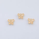18K Gold PVD Butterfly charm - Tarnish Resistant