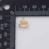 18K Gold PVD Crab charm - Tarnish Resistant
