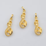18K Gold PVD Mermaid charm - Tarnish Resistant