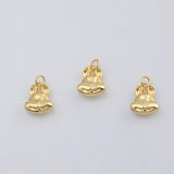 18K Gold PVD Rabbit chocolate bunny easter charm - Tarnish Resistant