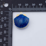 18K Gold PVD Locket Sea Shell Lockets - Tarnish Resistant