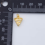 18K Gold PVD Pizza charm - Tarnish Resistant