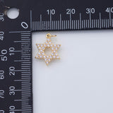 18K Gold PVD Star of David charm - Tarnish Resistant