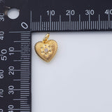 18K Gold PVD Heart charm - Tarnish Resistant