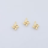 18K Gold PVD Paper windmill charm - Tarnish Resistant