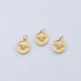18K Gold PVD Bee Animals Charm Charm s Charms - Tarnish Resistant
