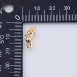 18K Gold PVD sea horse seahorse charm 7x14mm ocean beach charms pendant charms - Tarnish Resistant