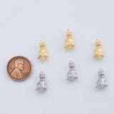 18K Gold PVD Cat charm Charms - Tarnish Resistant