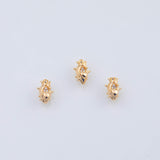 18K Gold PVD Dragonfruit Charm Dragon Fruit 8x13mm Pendant Charms - Tarnish Resistant