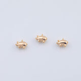 18K Gold PVD 3D Pig charm - Tarnish Resistant