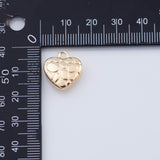 18K Gold PVD Heart charm - Tarnish Resistant