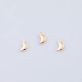 18K Gold pvd Moon charm - Tarnish Resistant