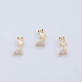 18K Gold PVD Fish Koi Gold Fish charm - Tarnish Resistant