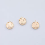 18K Gold PVD Night Sky scene charm - Tarnish Resistant