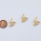 18K Gold PVD Bird charm - Tarnish Resistant
