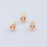 18K Gold PVD Pomegranate charm fruit charms - Tarnish Resistant