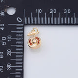 18K Gold PVD Pomegranate charm fruit charms - Tarnish Resistant