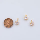 18K Gold PVD Snowflake charm - Tarnish Resistant