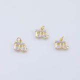 18K Gold pvd School Bus charm - Tarnish Resistant