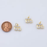 18K Gold PVD School Bus charm - Tarnish Resistant
