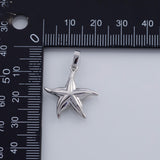 18K Gold PVD Starfish Star Fish charm - Tarnish Resistant