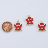 18K Gold PVD Ghost halloween charm - Tarnish Resistant
