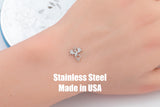 Dragon- Stainless Connector- Permanent Jewelry Connectors- Polished Stainless Steel - Made in the USA