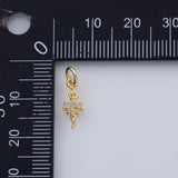 Gold PVD Plated Dancer Ballerina 8x20mm silver tarnish resistant