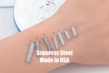 Detangler - Stainless Connector- Permanent Jewelry Connectors- Polished Stainless Steel - Made in the USA