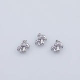 18K Gold PVD 22k Mushrooms Charm 13x14mm Poisonous Magic Mushroom Pendant Charms - Tarnish Resistant