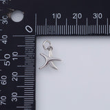 18K Gold PVD Starfish charm star fish 11mm pendant charms 22K - Tarnish Resistant