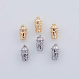 18K Gold PVD 22k Slushie Boba Drink Ice Tea Fruit Cup 8x17mm Pendant Charms - Tarnish Resistant