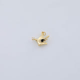 18K Gold PVD Dove charm 14x16mm flying bird pidgeon 22k charms pendant charms - Tarnish Resistant