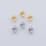 18K Gold PVD 22k 3d boxing gloves 9x18mm mma fighting pendant charms - Tarnish Resistant