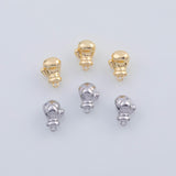 18K Gold PVD 22k 3d boxing gloves 9x18mm mma fighting pendant charms - Tarnish Resistant