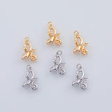 18K Gold PVD 22k Snake Charm Serpent 17x11mm Pendant Charms - Tarnish Resistant