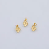 18K Gold PVD Flip flops sals charm 8x13mm 22k pendant charms - Tarnish Resistant