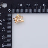 18K Gold PVD Cat charm - Tarnish Resistant