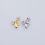 18K Gold PVD Banana Fruit charm - Tarnish Resistant