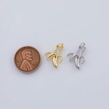 18K Gold PVD Banana Fruit charm - Tarnish Resistant