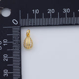 18K Gold PVD Pukka Sea Shell charm - Tarnish Resistant