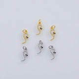 18K Gold PVD Snake charm - Tarnish Resistant