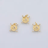 18K Gold PVD Camera charm - Tarnish Resistant