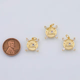 18K Gold PVD Camera charm - Tarnish Resistant